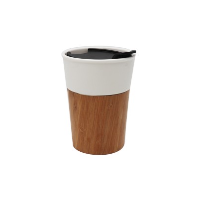 Wholesale 16OZ Fashion Elegant Reusable Bamboo Eco Travel Mug Bamboo Thermos