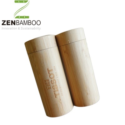 Custom bamboo tube box for gift