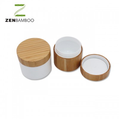 50g Eco-friendly Bamboo Jar with Plastic Liner