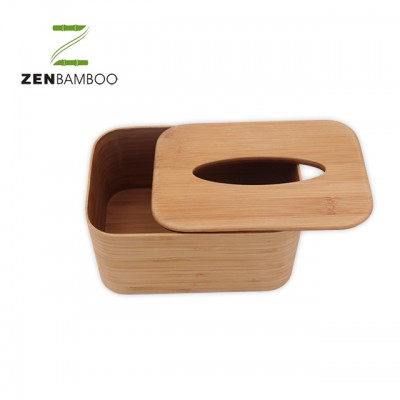 Quality Rectangular Bamboo Tissue Box