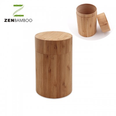 Bamboo Round Box/ Tube for Storage