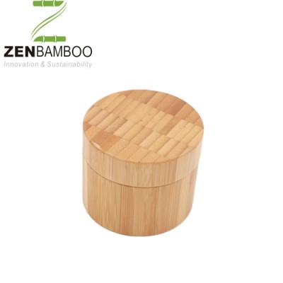 50g high quality cosmetic bamboo cream jar for skin care