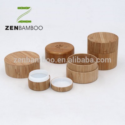 Bamboo Round Cosmetic Packing Box